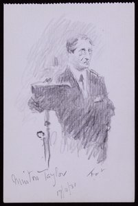 Porträtt av R Minton Taylor av Francis Wilfred Lawson