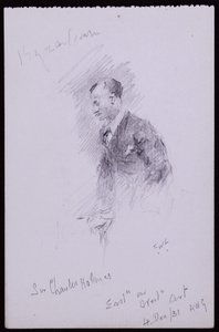 Porträtt av Sir Charles Holmes av Francis Wilfred Lawson
