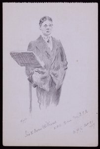 Porträtt av Sir Owen Williams