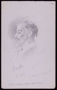 Porträtt av TM Rooke av Francis Wilfred Lawson