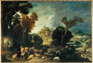 Le buisson ardent - Moses och den brinnande busken ...