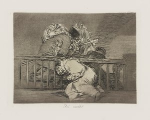 Som? sucedi?. (Så här hände det.), pl. 47 från serien Los desastres de la guerra (Krigets katastrofer) av Francisco de Goya
