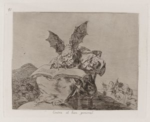 Against the Common Good, Plansch 71 från The Disasters of War av Francisco de Goya