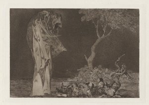 Folly of Fear, även känd som Do Not Lose Honor Through Fear, från serien Los disparates (Los proverbios) av Francisco de Goya