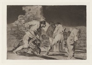 Disparate furioso (Furious Folly), även känd som Hizonos dios y maravillas now (It Is Amazing and We Were Made by God, från serien Los disparates (Los proverbios) av Francisco de Goya