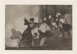 Disparate pobre (Poor Folly), även känd som Two Heads Are Better Than One, från serien Los disparates (Los proverbios) av Francisco de Goya