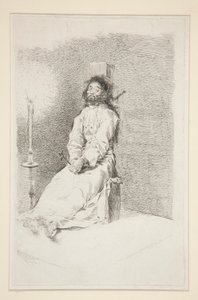 The Garroted Man av Francisco de Goya