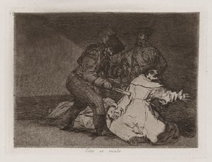 This is Bad, Plate 46 från The Disasters of War av Francisco de Goya