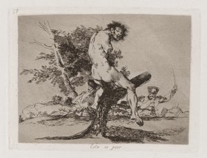 Det här är värre, tavla 37 från The Disasters of War av Francisco de Goya