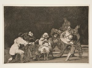 Lojalitet, pl. 17 från serien Ordspråk av Francisco de Goya