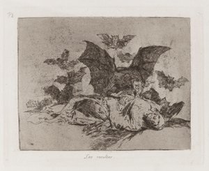 Konsekvenserna, tavla 72 från The Disasters of War av Francisco de Goya