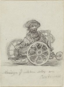 Mendigos que se llevan solos en Bordeaux (Tiggare som tar sig fram på egen hand i Bordeaux) av Francisco de Goya