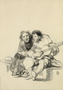 Muy accordes (de är väldigt harmoniska) av Francisco de Goya