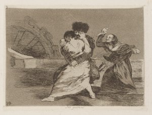 No quieren [sic] (Det gör de inte av Francisco de Goya