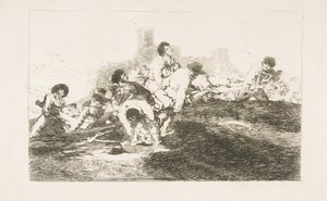 Plåt 24 från The Disasters of War Los Desastres de la Guerra: De kan fortfarande vara av u..., 1810. av Francisco de Goya