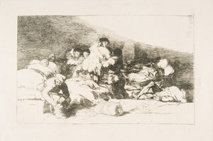 Platta 25 från The Disasters of War The Disasters of War: Dessa också. Även e..., 1810. av Francisco de Goya