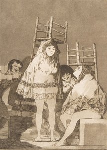 Skylt 26 från Los Caprichos: De har redan en plats De har redan en plats., 1799. av Francisco de Goya