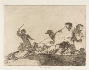 Platta 29 från The Disasters of War Los Desastres de la Guerra:: He ..., 1810 publicerad 1863. av Francisco de Goya