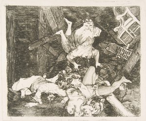 Platta 30 från The Disasters of War The Disasters of War: Ravages of War. St..., 1810. av Francisco de Goya