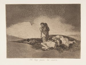 Platta 60 från The Disasters of War Los Desastres de la Guerra: Th..., 1811-12 publicerad 1863. av Francisco de Goya