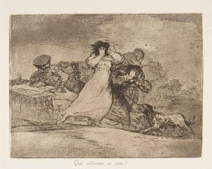 Plåt 65 från The Disasters of War Los Desastres de la Guerra..., efter 1814-15 publicerad 1863. av Francisco de Goya