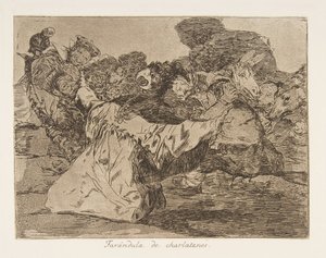 Plåt 75 från The Disasters of War Los Desastres de la Guerra..., efter 1814-15 publicerad 1863. av Francisco de Goya