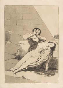 Platta 9 från Los Caprichos: Tantalus Tantalus., 1799 av Francisco de Goya