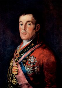 Porträtt av fältmarskalk Arthur Wellesley, 1:e hertig av Wellington, c1814. av Francisco de Goya
