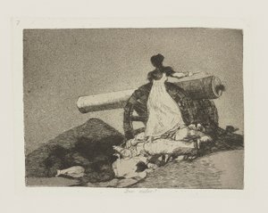 Vilket värde! (Vilket mod!), pl. 7 från serien The Disasters of War av Francisco de Goya