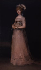 Riratto av María Luisa de Borbón och Vallabriga av Francisco de Goya