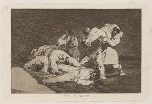 Vara? It Will Be the Same, Plate 21 från The Disasters of War av Francisco de Goya