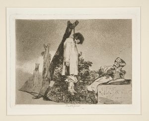 Varken (inte [i detta fall] heller), pl. 36 från The Disasters of War av Francisco de Goya