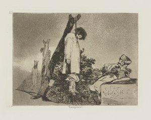 Inte alls. (Inte [i detta fall] heller.), pl. 36 från serien The Disasters of War av Francisco de Goya