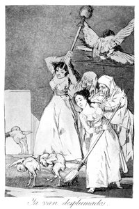 Där går de, plockade, 1799 av Francisco de Goya