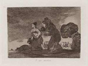 Och detta också, tavla 45 från The Disasters of War av Francisco de Goya