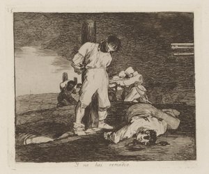 Y no hai remedio (Och där av Francisco de Goya