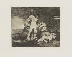 Y no ha remedio. (Och där av Francisco de Goya