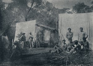 Guaranys besöker ett läger, 1895