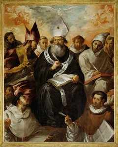 Saint Basile dictant sa doctrine - Sankt Basilius dikterar sina dogmer ...