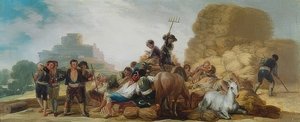 La Era o El Verano (Tröskplatsen eller Sommaren). 1786 av Francisco de Goya