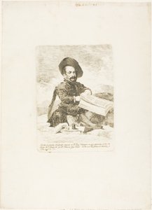 En dvärg av Francisco Jose de Goya y Lucientes