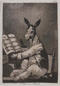 Och så var hans farfar (Asta su abuelo) av Francisco de Goya