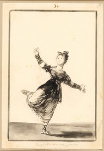 Var försiktig med det steget! av Francisco Jose de Goya y Lucientes