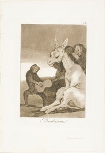 Bravo!, tallrik 38 från Los Caprichos av Francisco Jose de Goya y Lucientes
