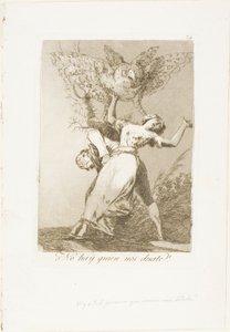 Kan ingen släppa loss oss", plansch 75 från Los Caprichos av Francisco Jose de Goya y Lucientes