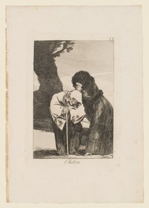 Chiton, tallrik från "Los Caprichos", 1799 av Francisco de Goya