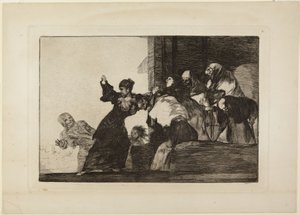 Disparate pobre (Fattig dårskap, eller Två huvuden är bättre än ett), plansch 11 ur serien Los Disparates (Dårskaperna) av Francisco Jose de Goya y Lucientes