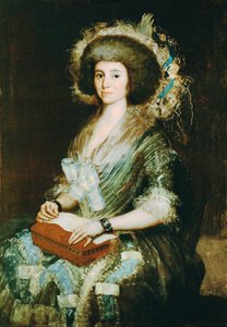 Dona Isabel Lobos de Porcel (olja på duk) av Francisco Jose de Goya y Lucientes