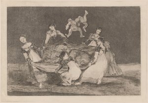 Kvinnlig dårskap av Francisco Jose de Goya y Lucientes