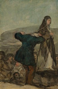 Avrättning av häxor av Francisco Jose de Goya y Lucientes